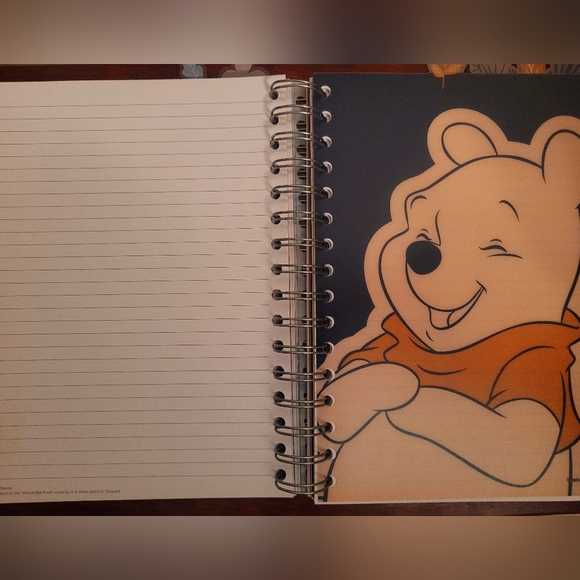 Disney Winnie The Pooh Floral Tab Journal - Picture 2 of 3